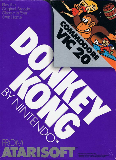 Donkey Kong box art for Vic-20